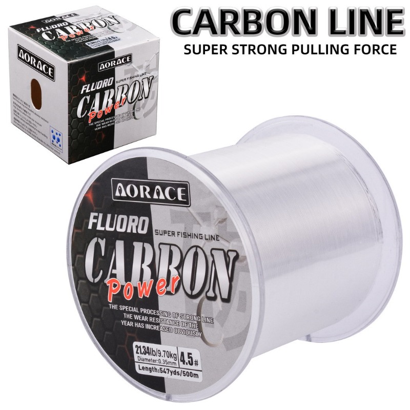Fluorocarbon Line - Ligne de pêche en fluorocarbone 500M,
