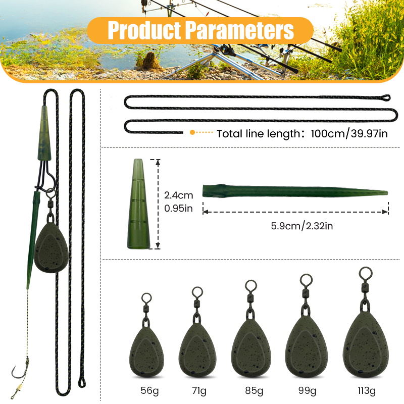 Kit de Leader de pêche à la ca - Leader Line avis et prix