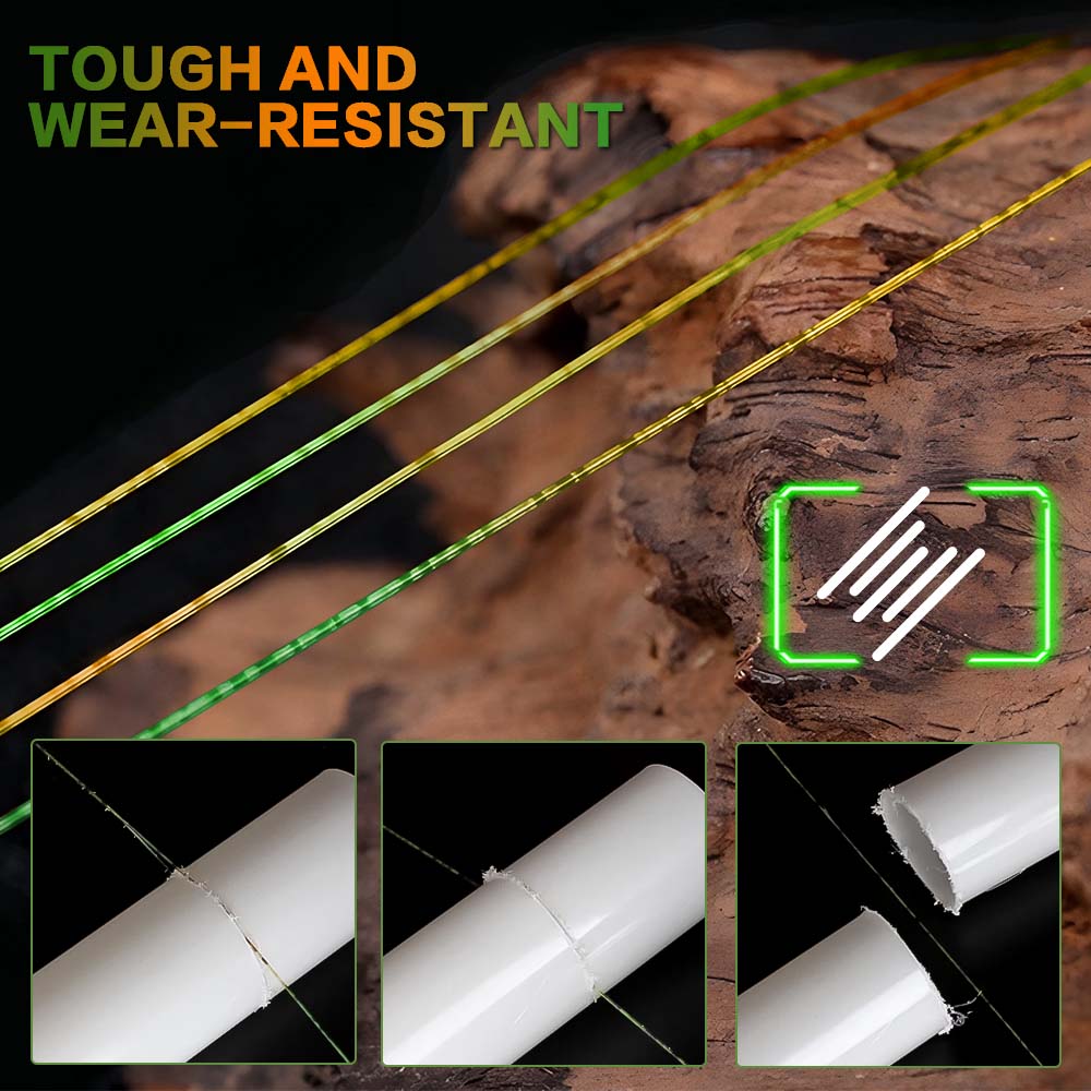 ZUKIBO 3D ligne mouchetée jaun - Fluorocarbon Line avis et prix